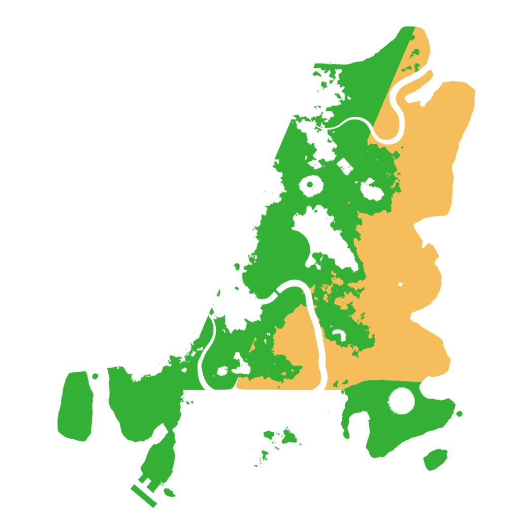 Biome Rust Map: Procedural Map, Size: 3500, Seed: 944926029