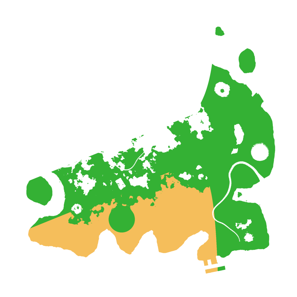 Biome Rust Map: Procedural Map, Size: 3000, Seed: 7561849