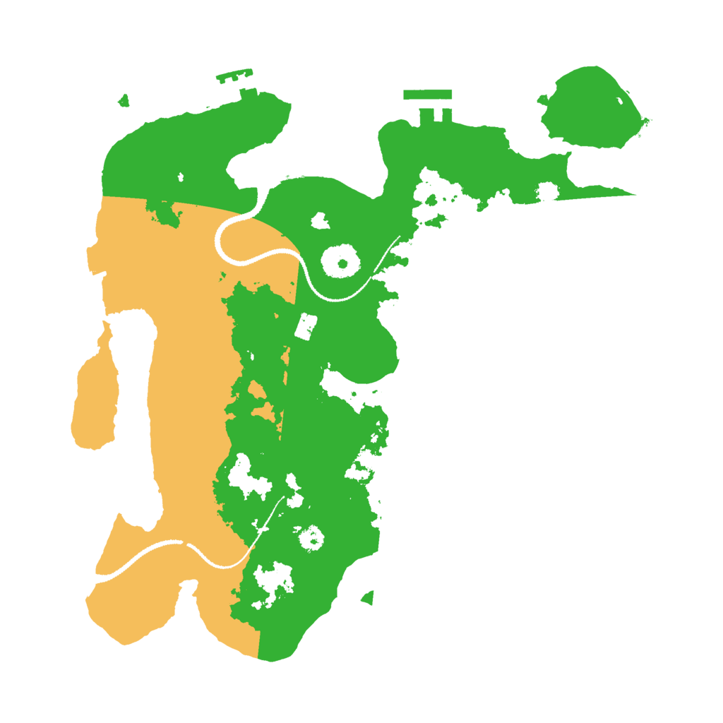 Biome Rust Map: Procedural Map, Size: 3000, Seed: 2120748012