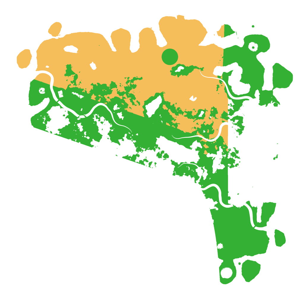 Biome Rust Map: Procedural Map, Size: 4899, Seed: 55699922