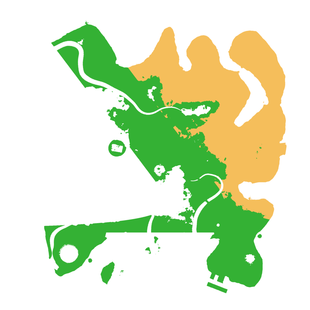 Biome Rust Map: Procedural Map, Size: 3000, Seed: 1900482458