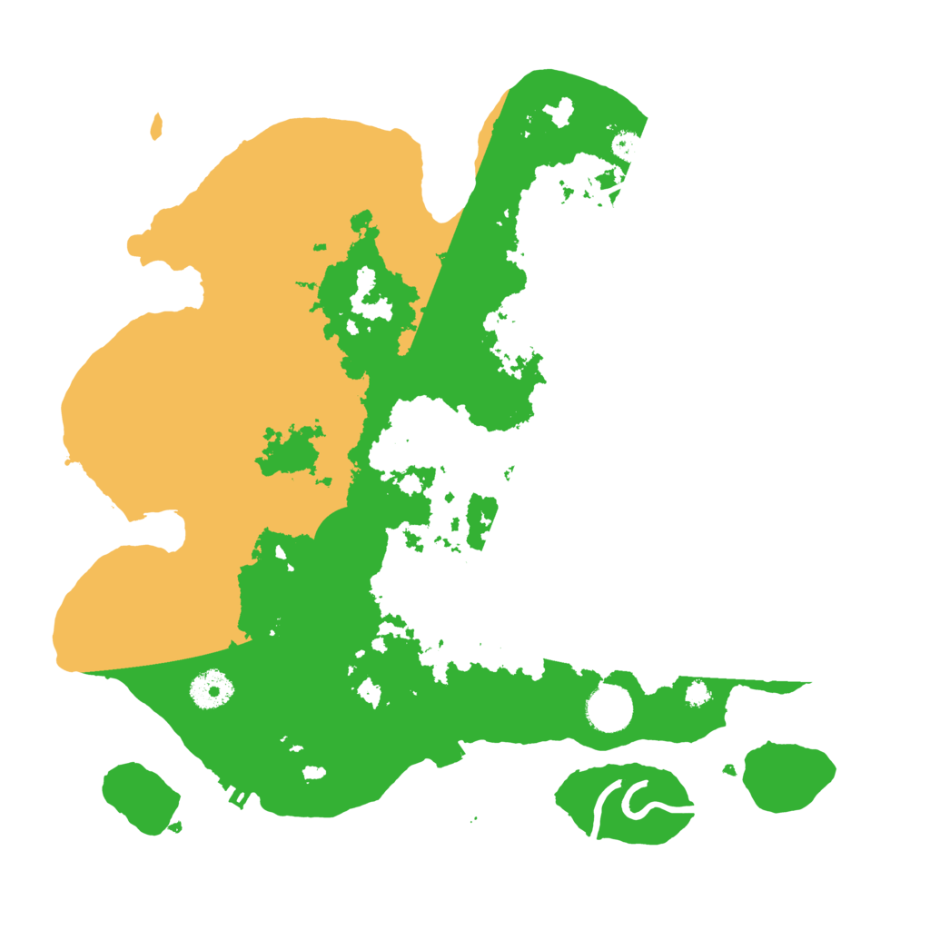 Biome Rust Map: Procedural Map, Size: 3500, Seed: 975286984