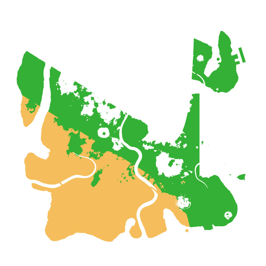 Biome Rust Map: Procedural Map, Size: 3500, Seed: 253112601
