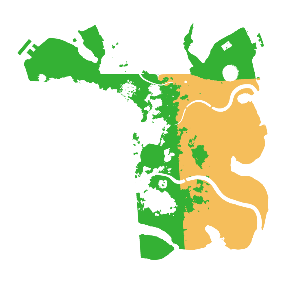 Biome Rust Map: Procedural Map, Size: 3300, Seed: 1424066143