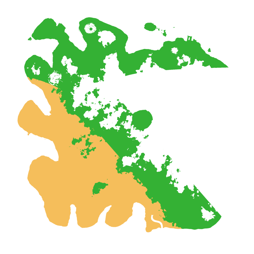 Biome Rust Map: Procedural Map, Size: 3500, Seed: 81296616