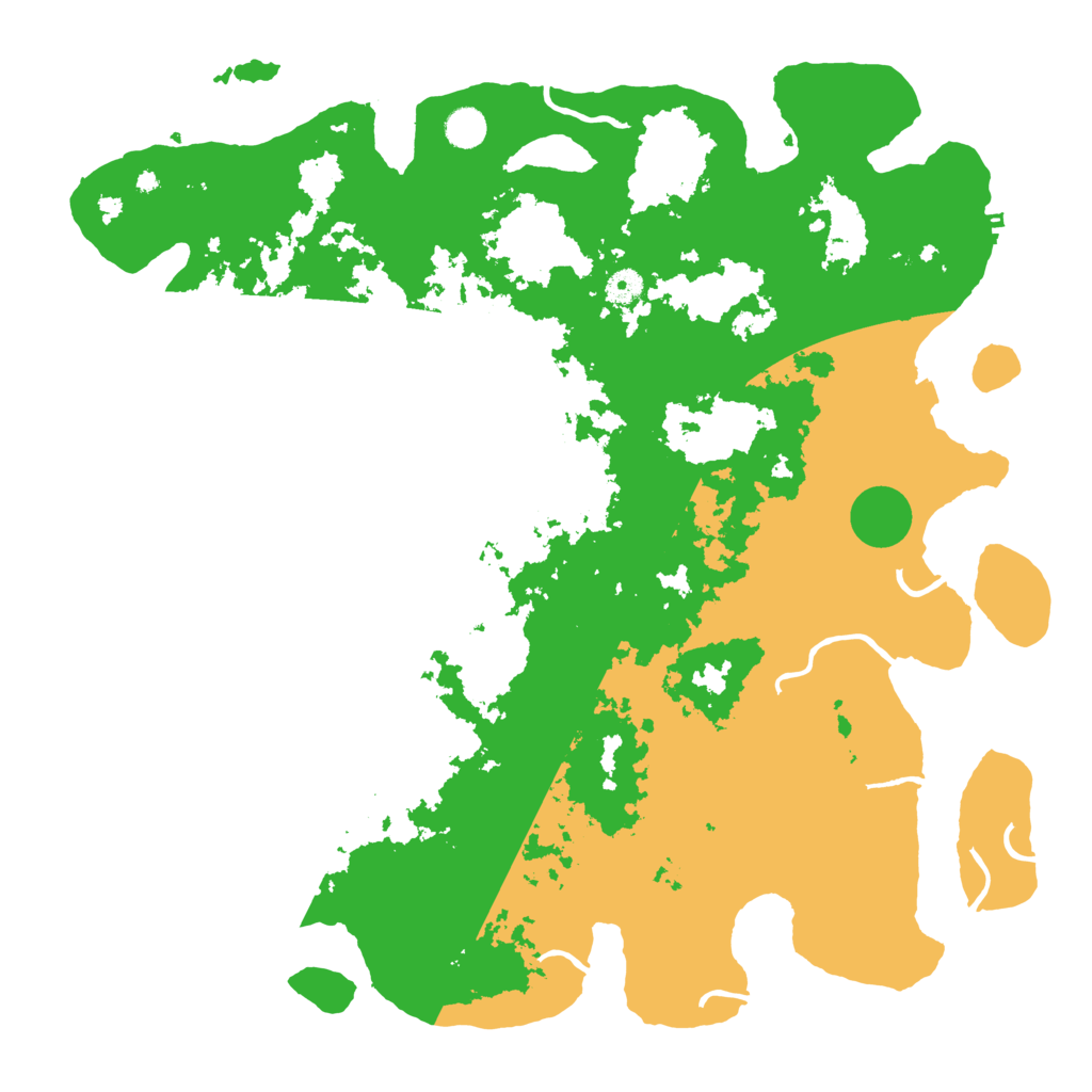Biome Rust Map: Procedural Map, Size: 4677, Seed: 2024