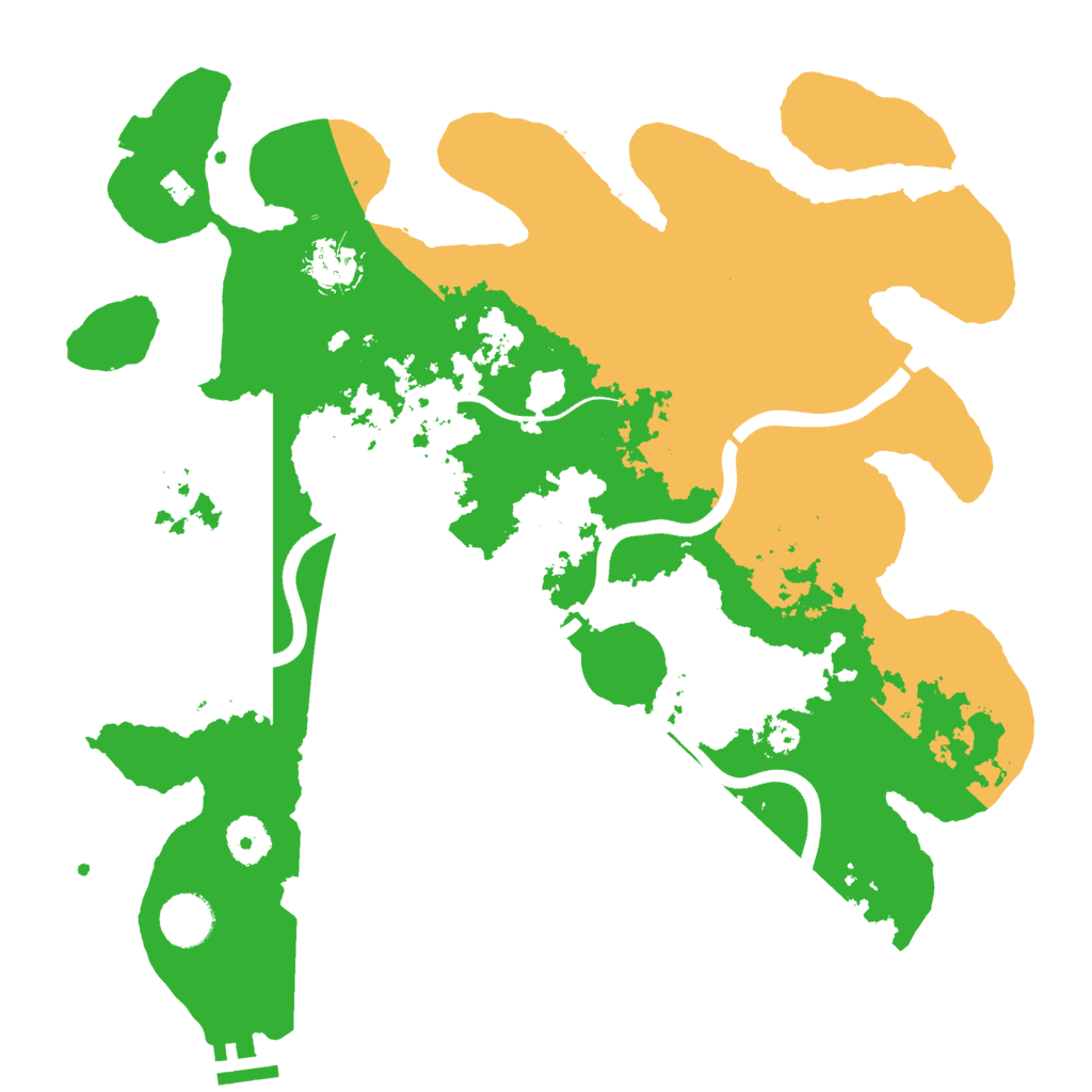 Biome Rust Map: Procedural Map, Size: 3600, Seed: 690