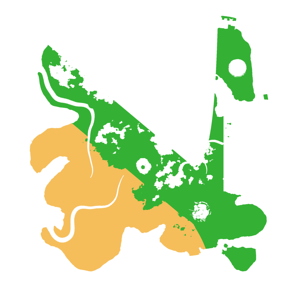 Biome Rust Map: Procedural Map, Size: 3000, Seed: 59428106