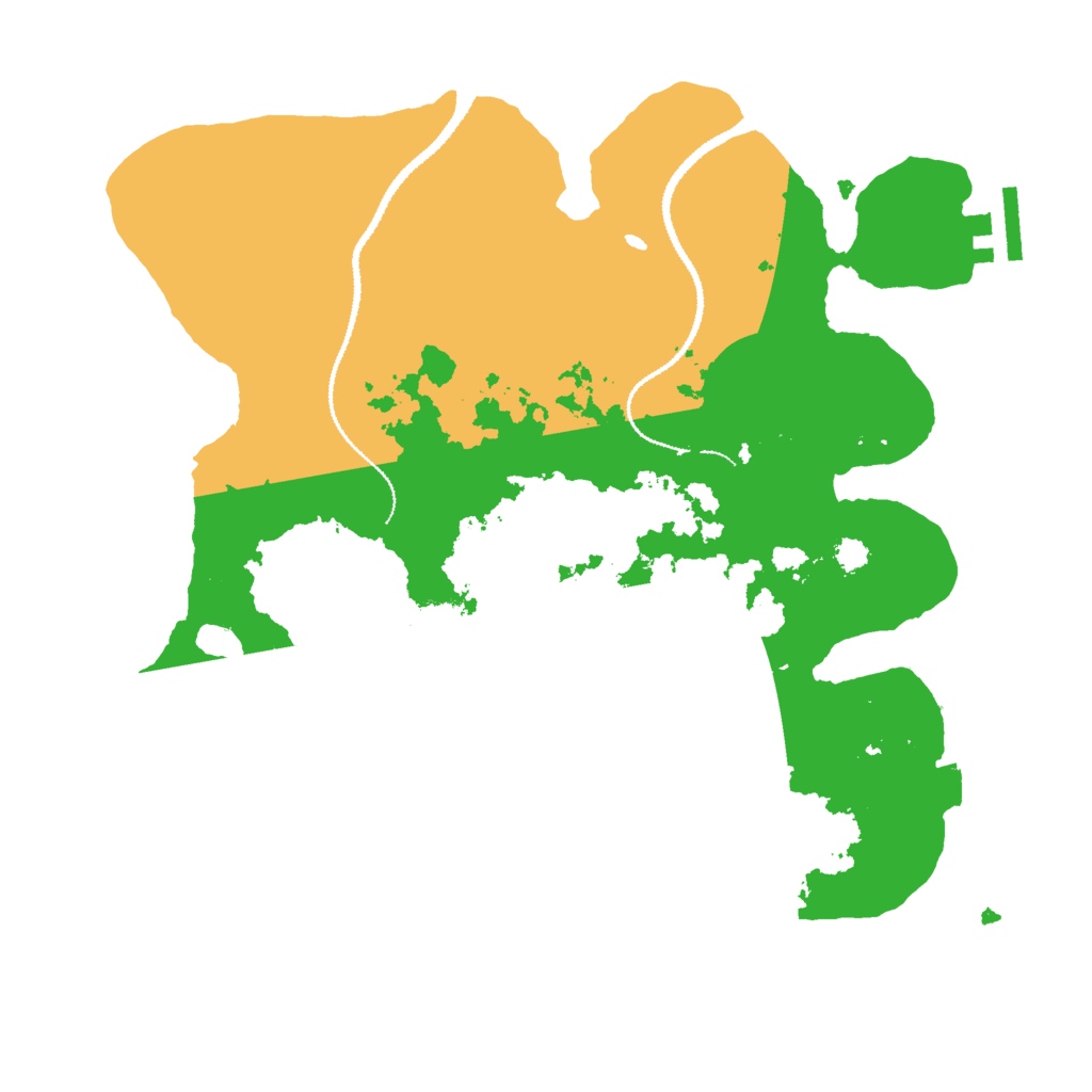 Biome Rust Map: Procedural Map, Size: 3000, Seed: 245471