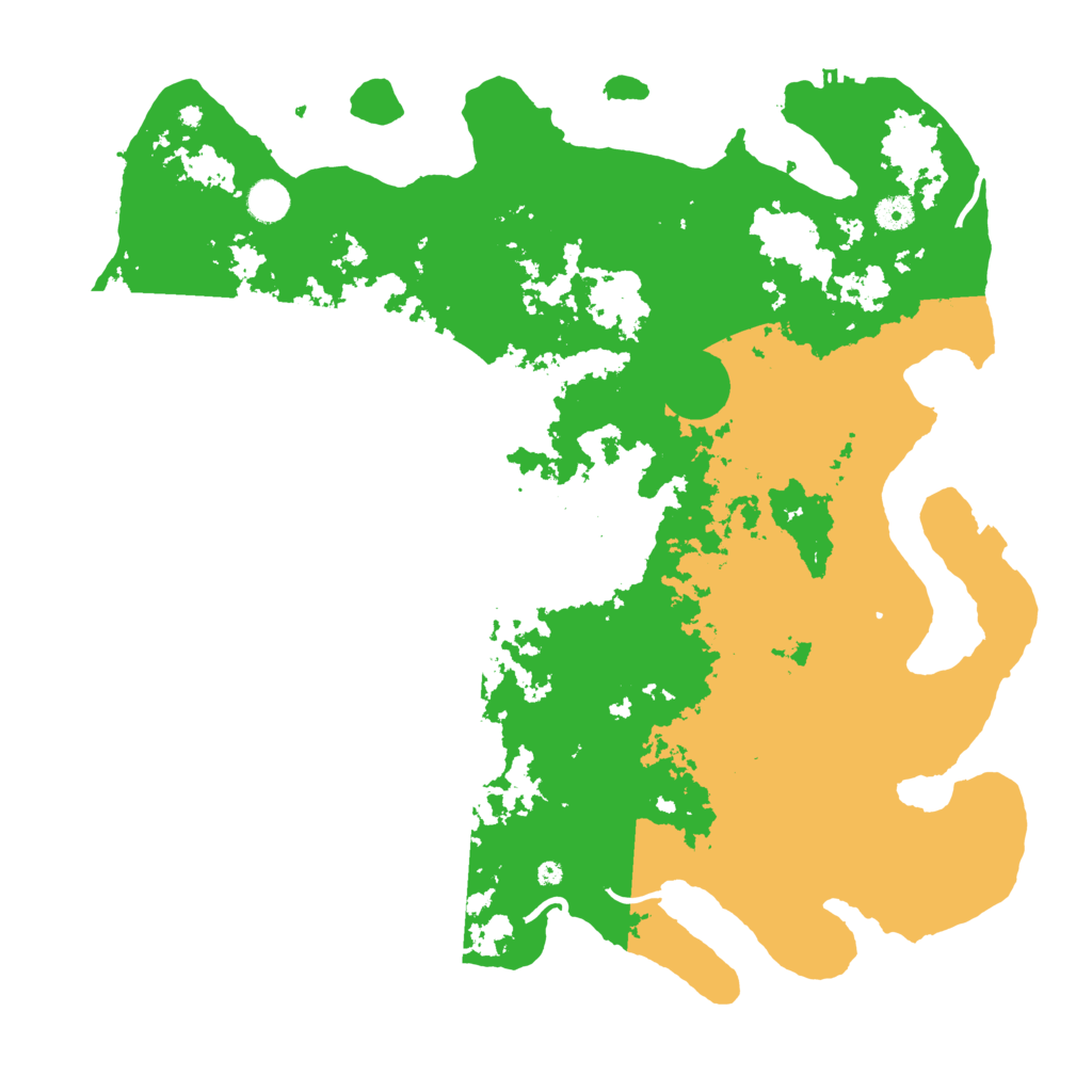 Biome Rust Map: Procedural Map, Size: 4500, Seed: 3423