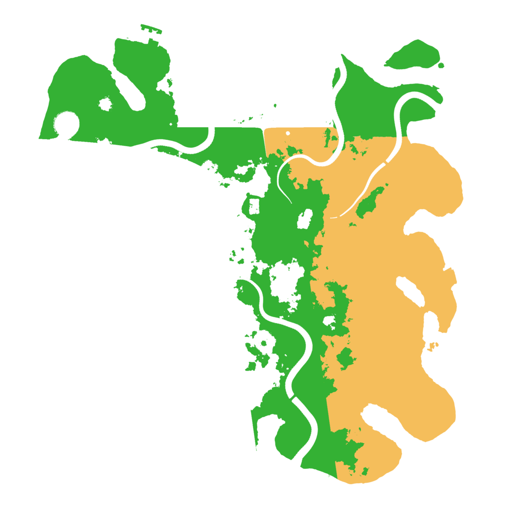 Biome Rust Map: Procedural Map, Size: 3500, Seed: 133115277