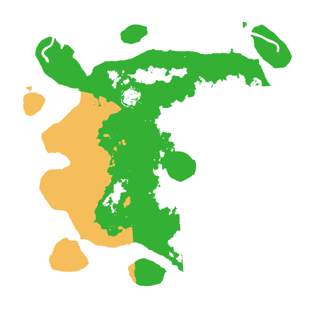 Biome Rust Map: Procedural Map, Size: 3000, Seed: 9896