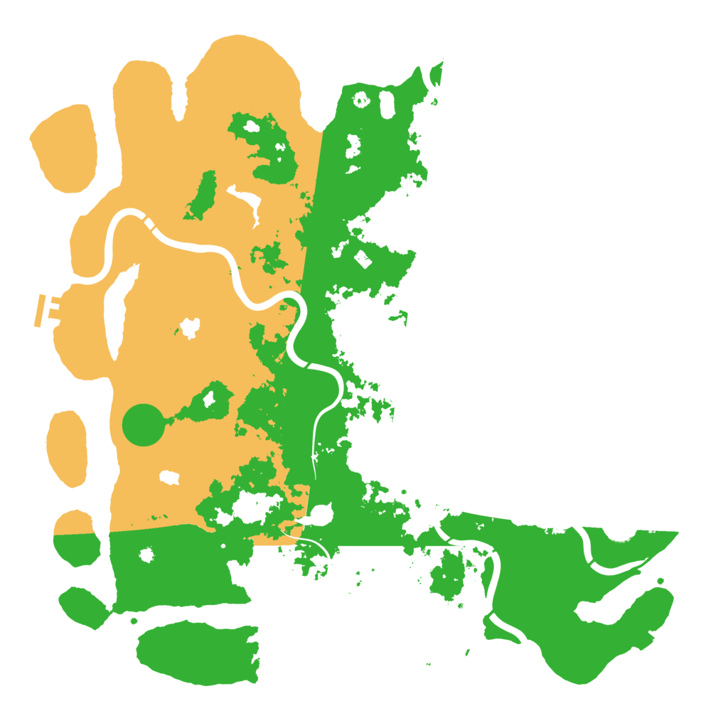 Biome Rust Map: Procedural Map, Size: 4500, Seed: 1912175628