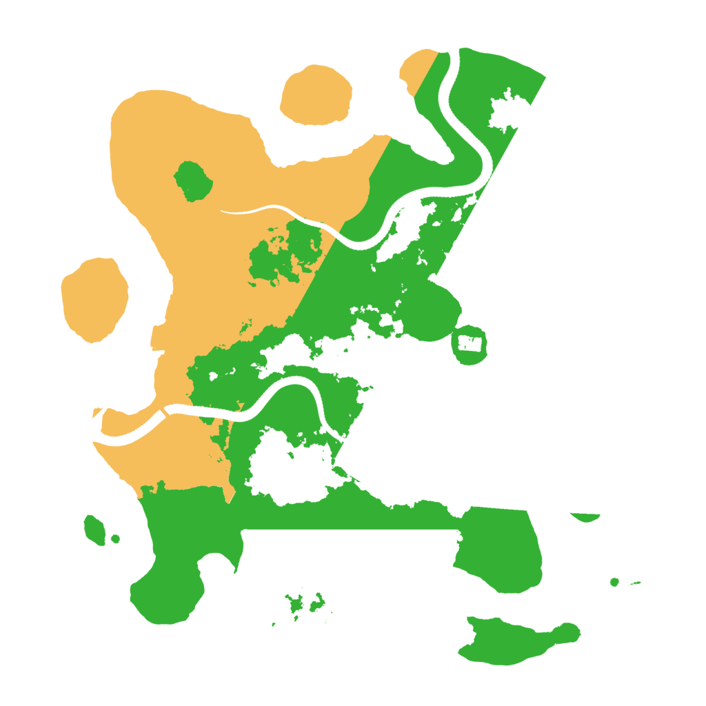Biome Rust Map: Procedural Map, Size: 3250, Seed: 953455997