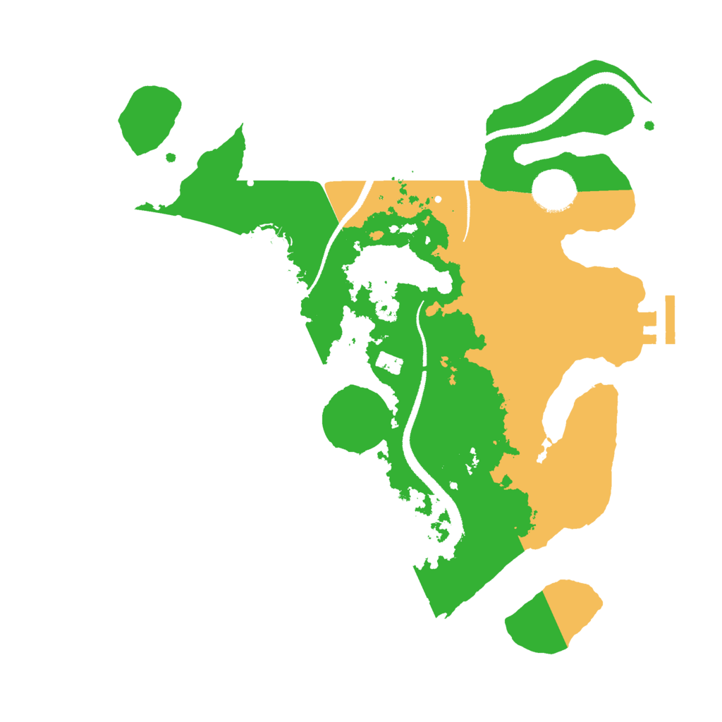 Biome Rust Map: Procedural Map, Size: 3000, Seed: 1179890522