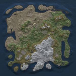 Thumbnail Rust Map: Procedural Map, Size: 4250, Seed: 1526549057, 18 Monuments