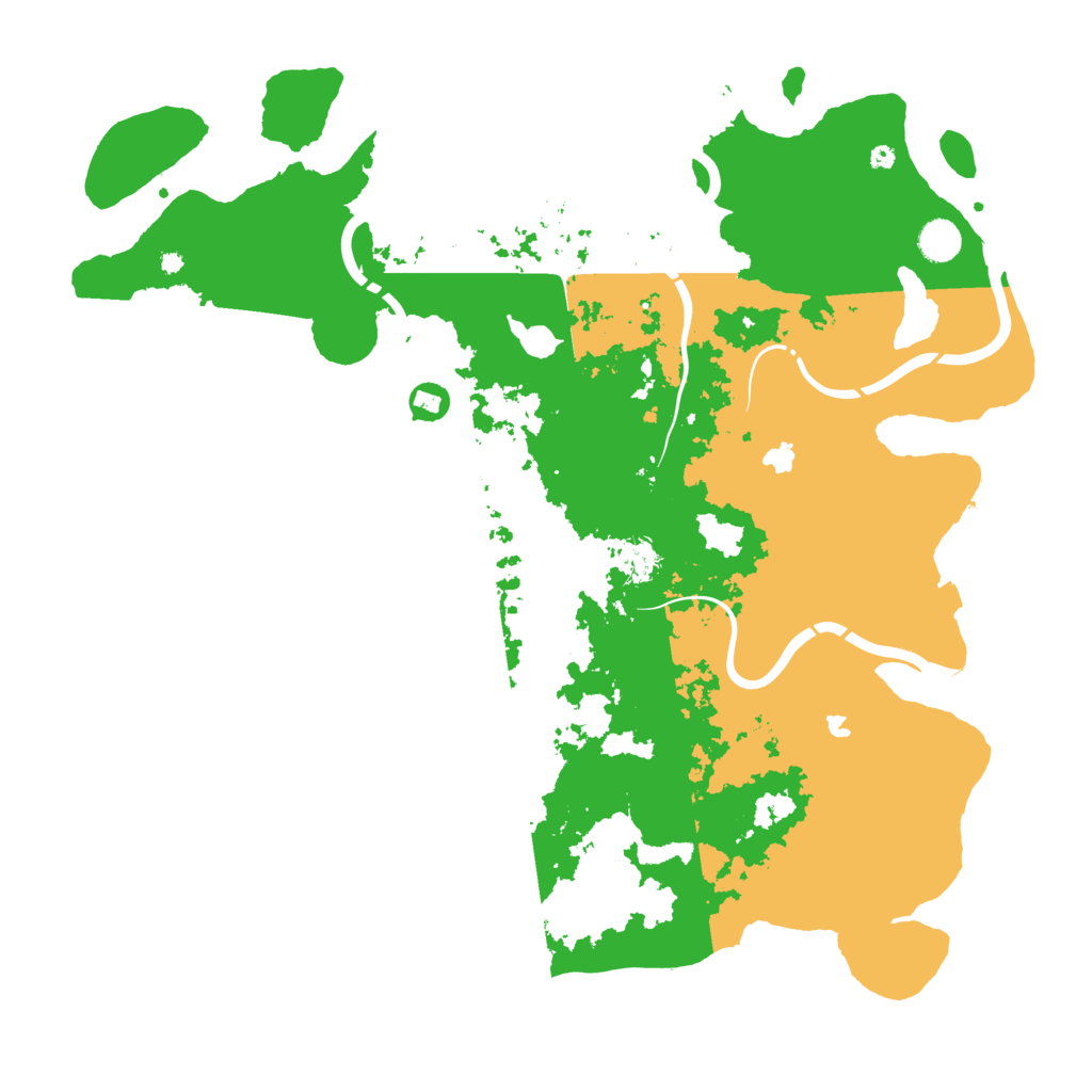 Biome Rust Map: Procedural Map, Size: 4500, Seed: 20138898