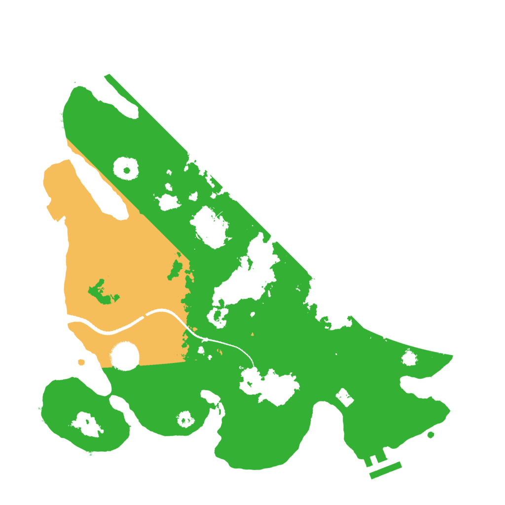 Biome Rust Map: Procedural Map, Size: 3100, Seed: 434472480