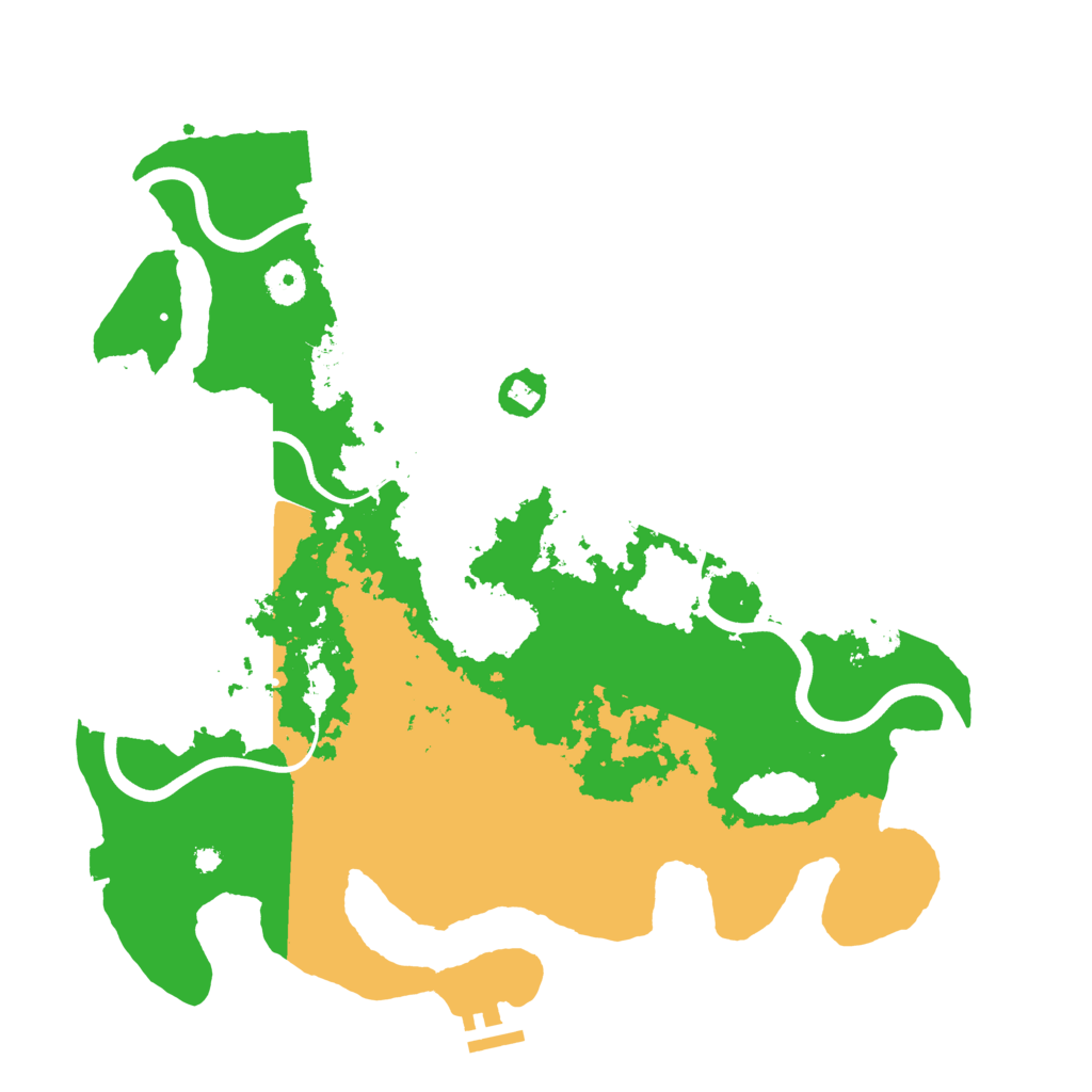 Biome Rust Map: Procedural Map, Size: 3900, Seed: 69