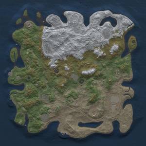 Thumbnail Rust Map: Procedural Map, Size: 4500, Seed: 1417809395, 19 Monuments