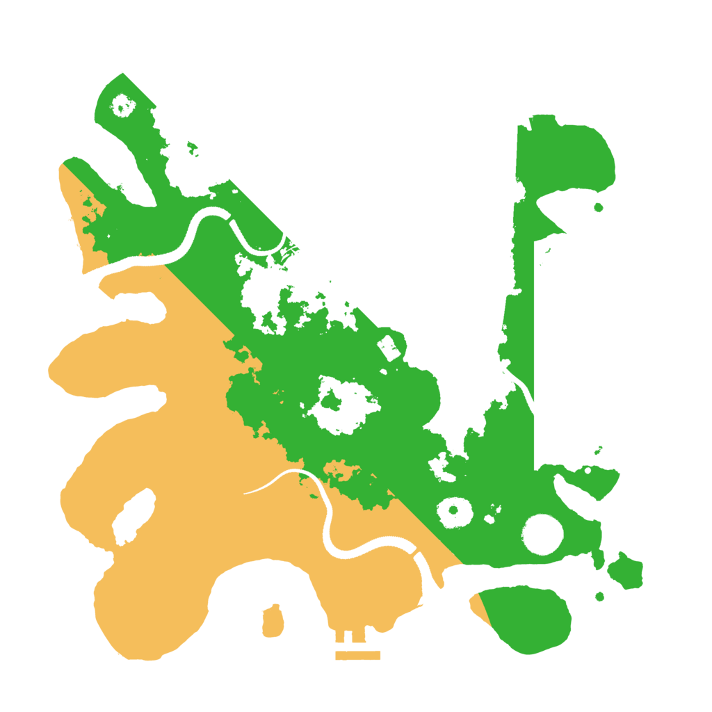 Biome Rust Map: Procedural Map, Size: 3200, Seed: 1576087375