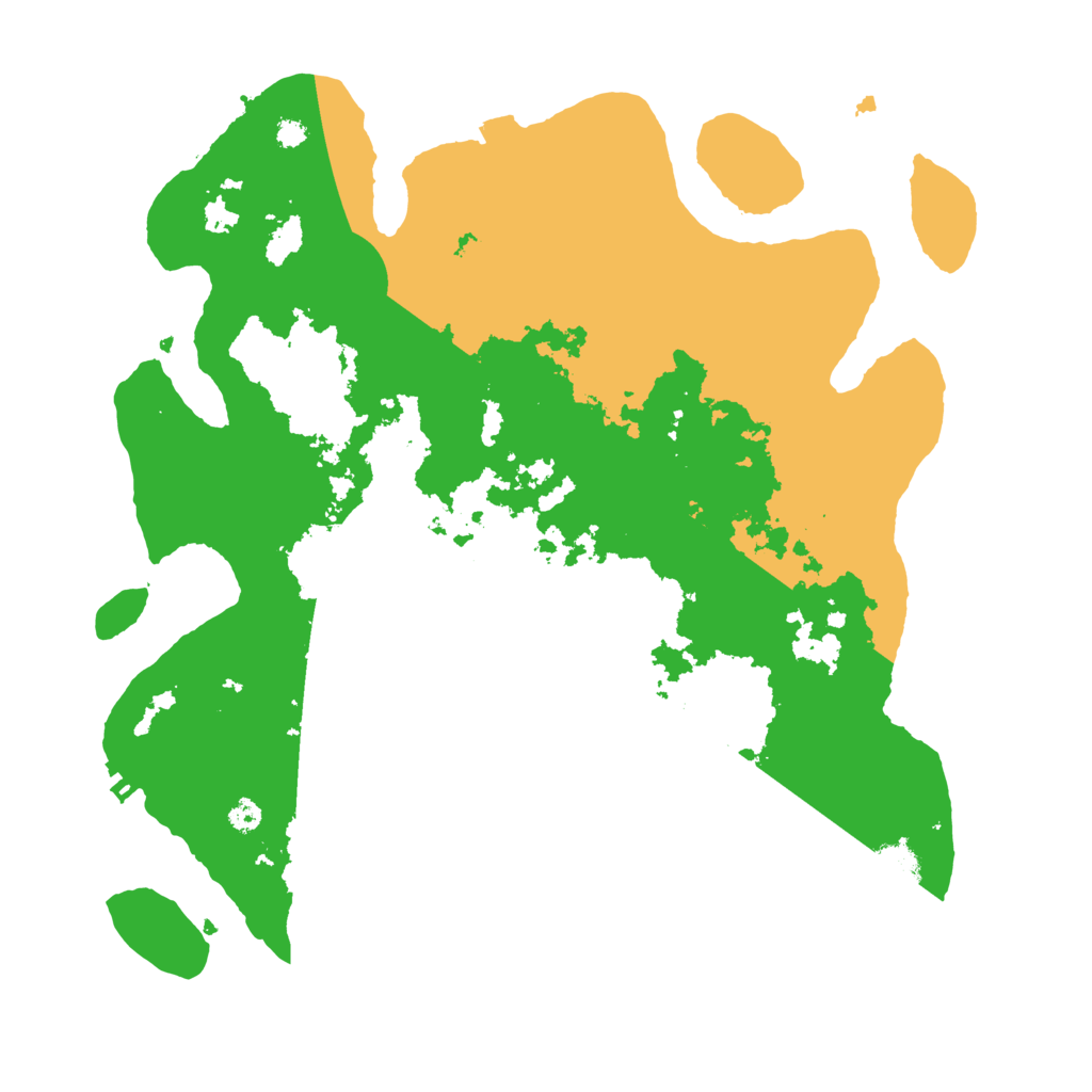 Biome Rust Map: Procedural Map, Size: 3500, Seed: 1880726