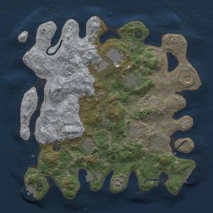 Thumbnail Rust Map: Procedural Map, Size: 3750, Seed: 620241, 18 Monuments