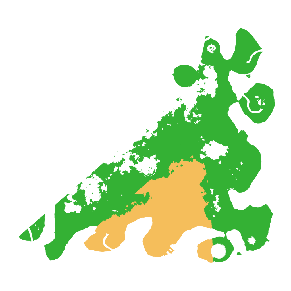 Biome Rust Map: Procedural Map, Size: 3500, Seed: 662360671