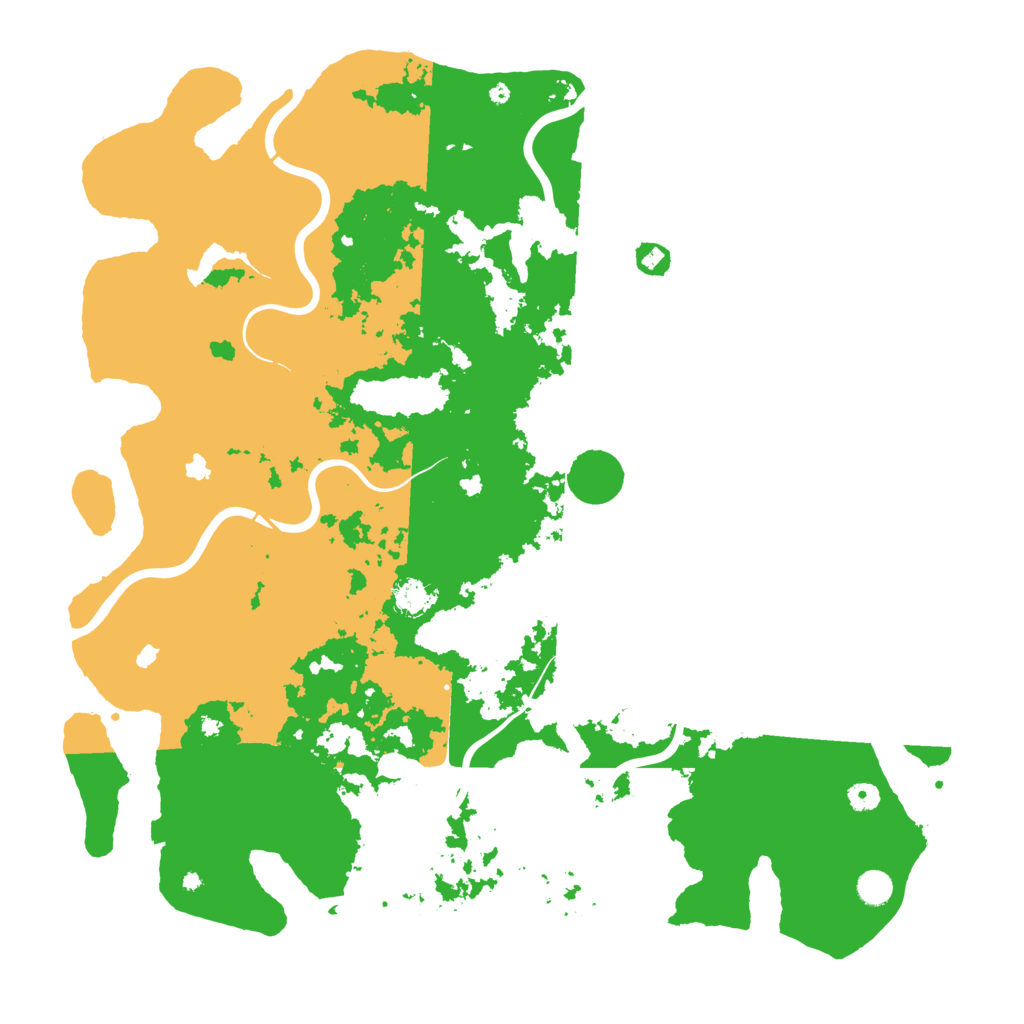 Biome Rust Map: Procedural Map, Size: 5084, Seed: 8538403
