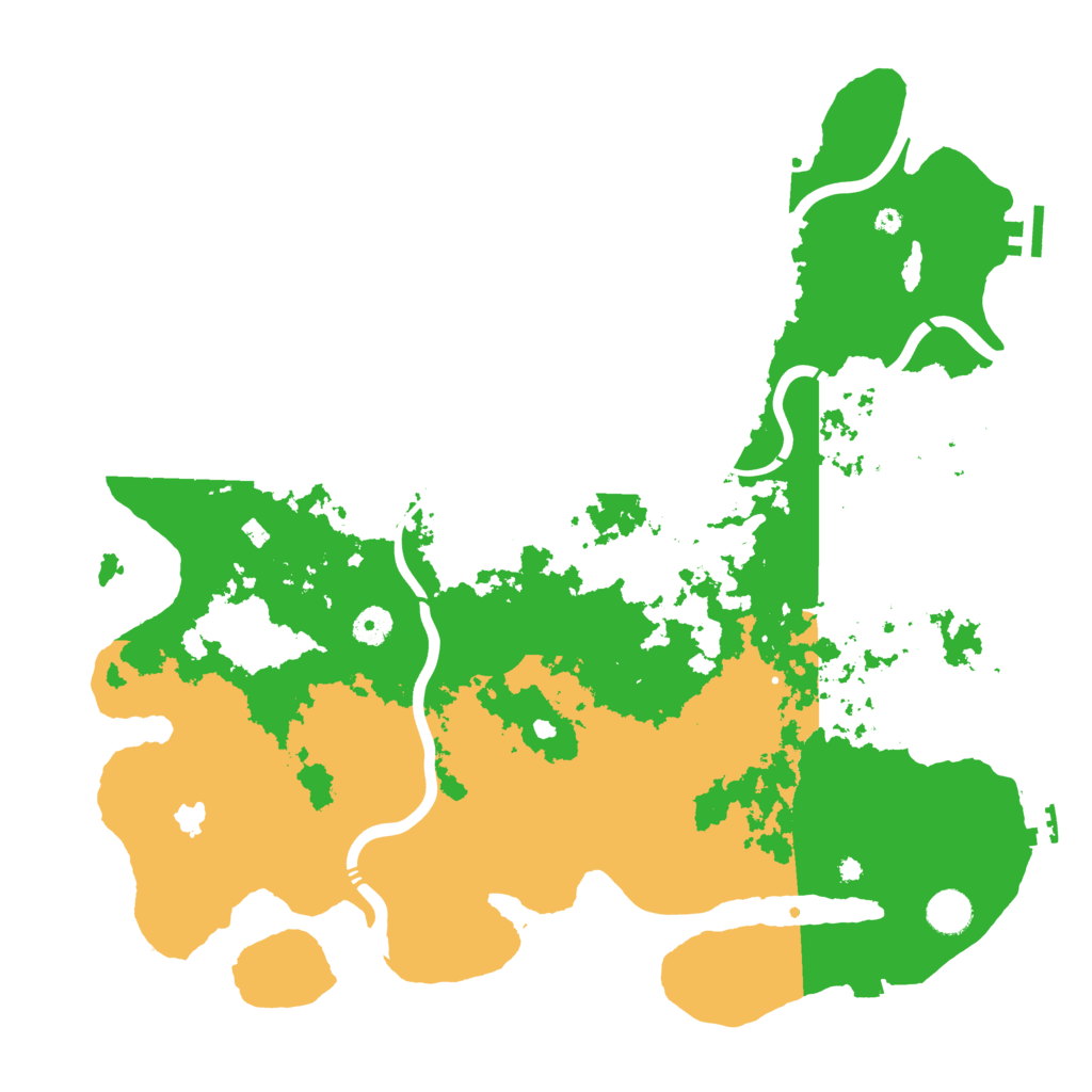 Biome Rust Map: Procedural Map, Size: 4277, Seed: 1432559
