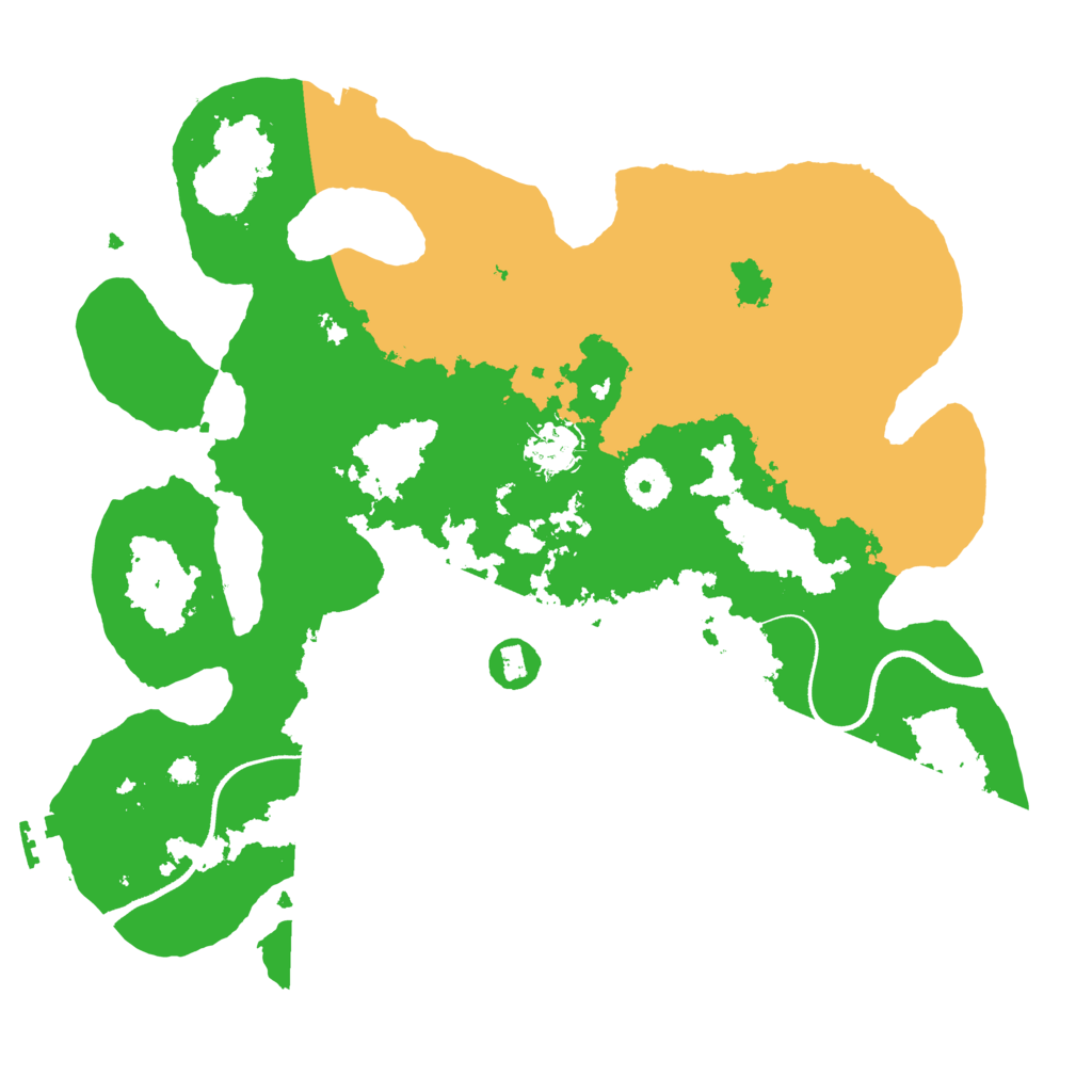 Biome Rust Map: Procedural Map, Size: 3500, Seed: 1578367415