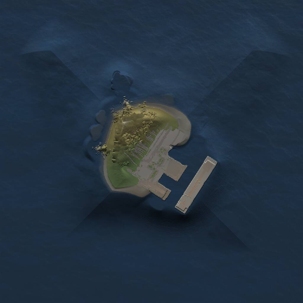 Rust Map: Procedural Map, Size: 1000, Seed: 1230792841, 2 Monuments