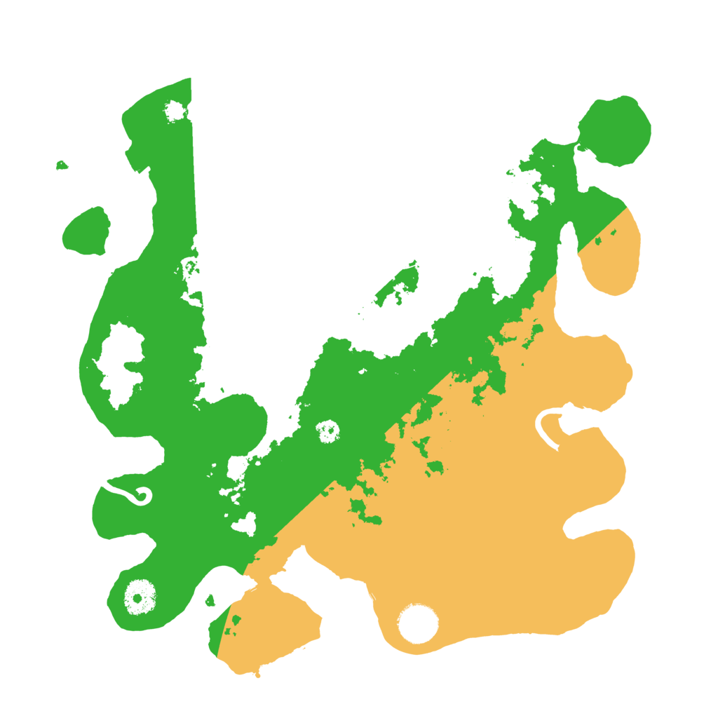 Biome Rust Map: Procedural Map, Size: 3200, Seed: 784