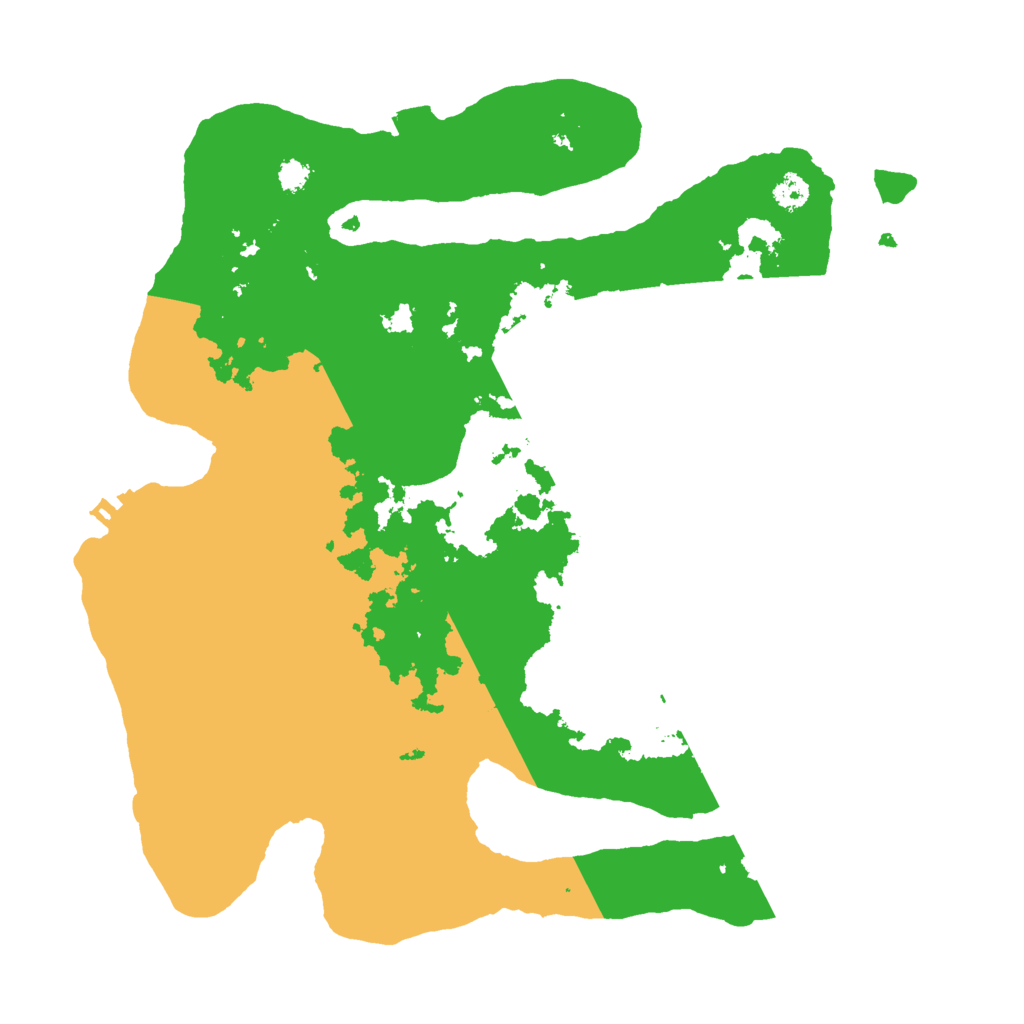 Biome Rust Map: Procedural Map, Size: 3000, Seed: 18587