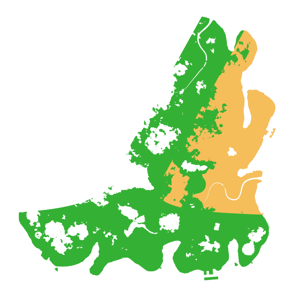 Biome Rust Map: Procedural Map, Size: 4250, Seed: 999380428
