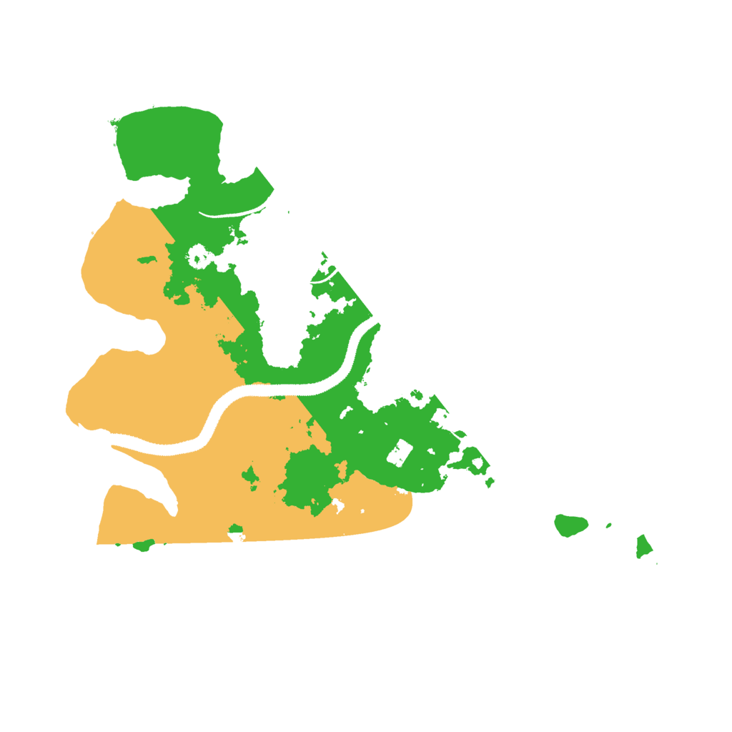 Biome Rust Map: Procedural Map, Size: 3000, Seed: 14788