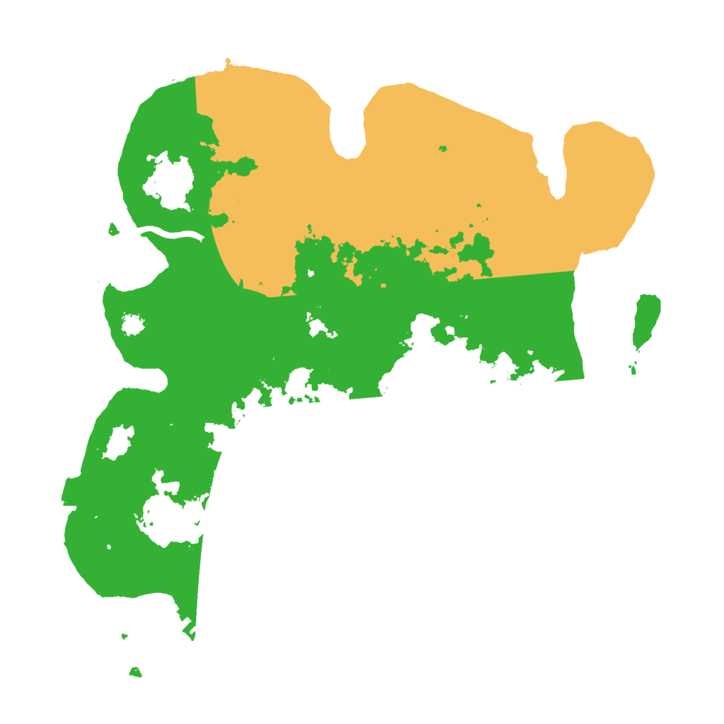 Biome Rust Map: Procedural Map, Size: 3000, Seed: 1406646790