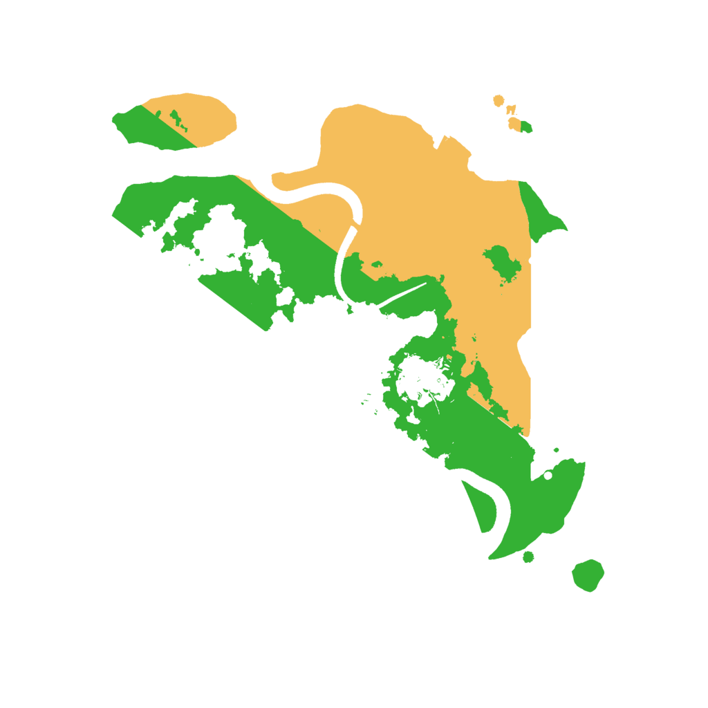 Biome Rust Map: Procedural Map, Size: 2500, Seed: 1728067809