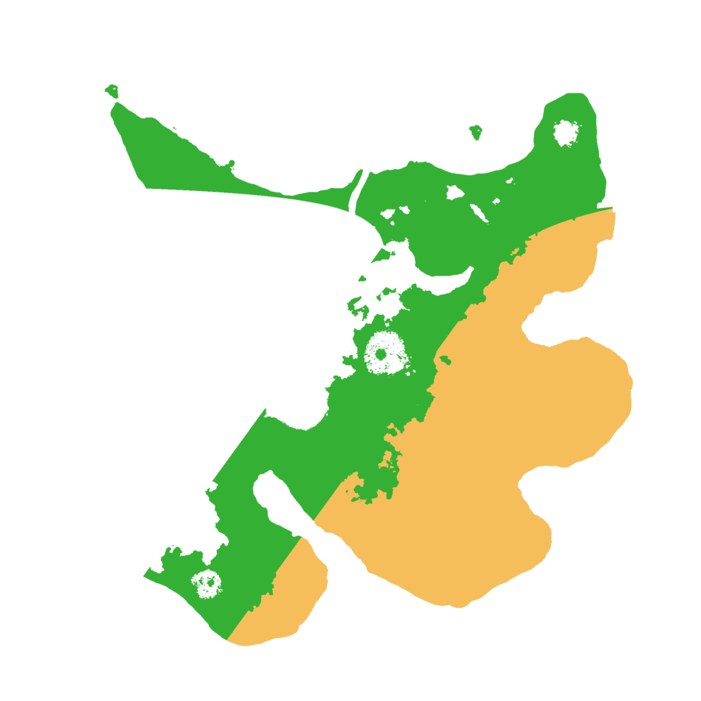 Biome Rust Map: Procedural Map, Size: 2500, Seed: 1912060549