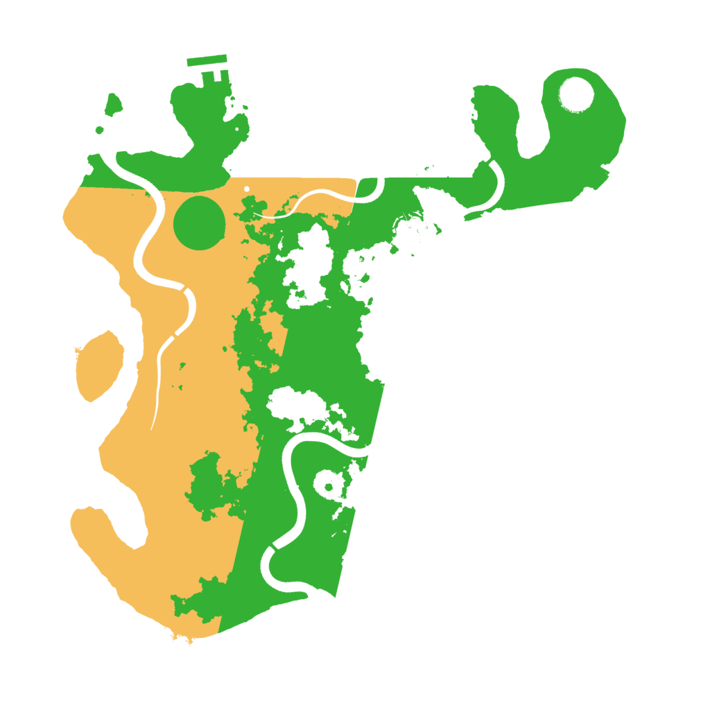 Biome Rust Map: Procedural Map, Size: 3600, Seed: 569200230