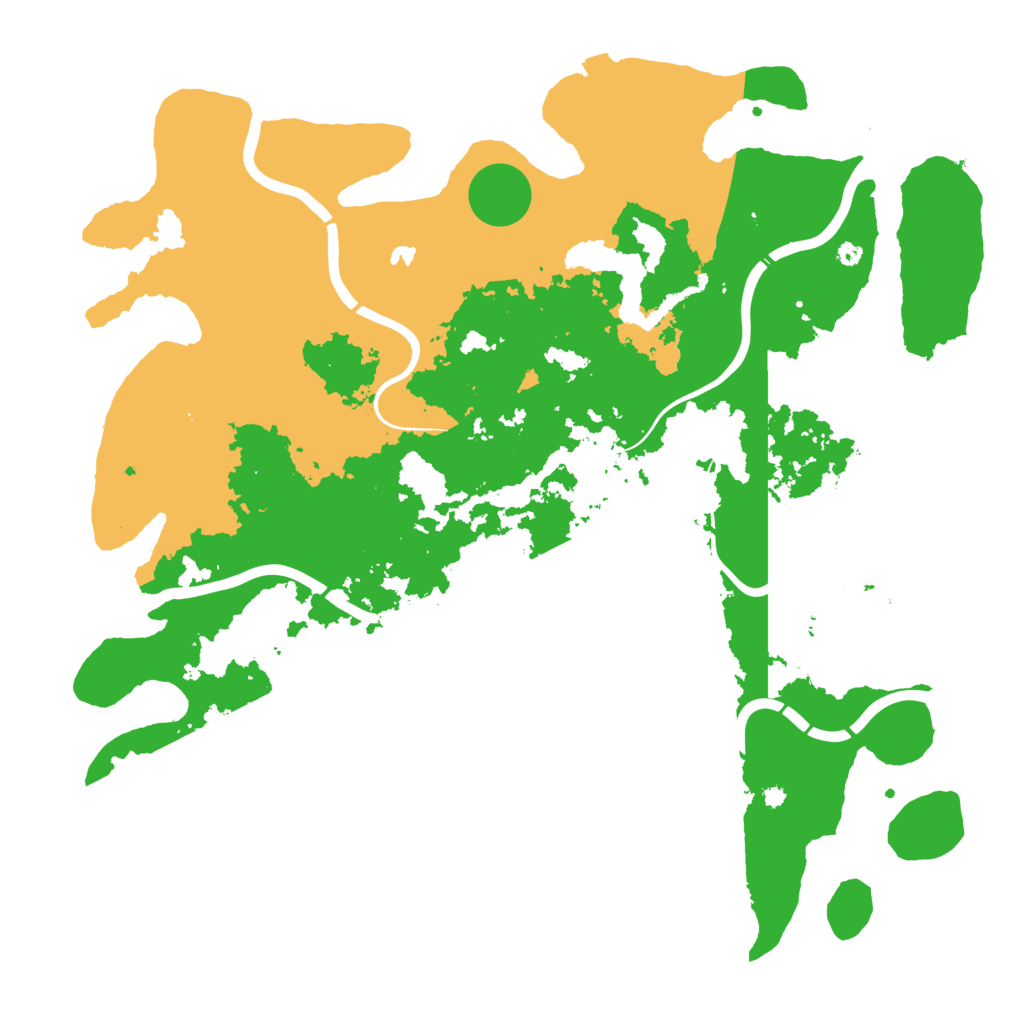 Biome Rust Map: Procedural Map, Size: 4300, Seed: 200620244