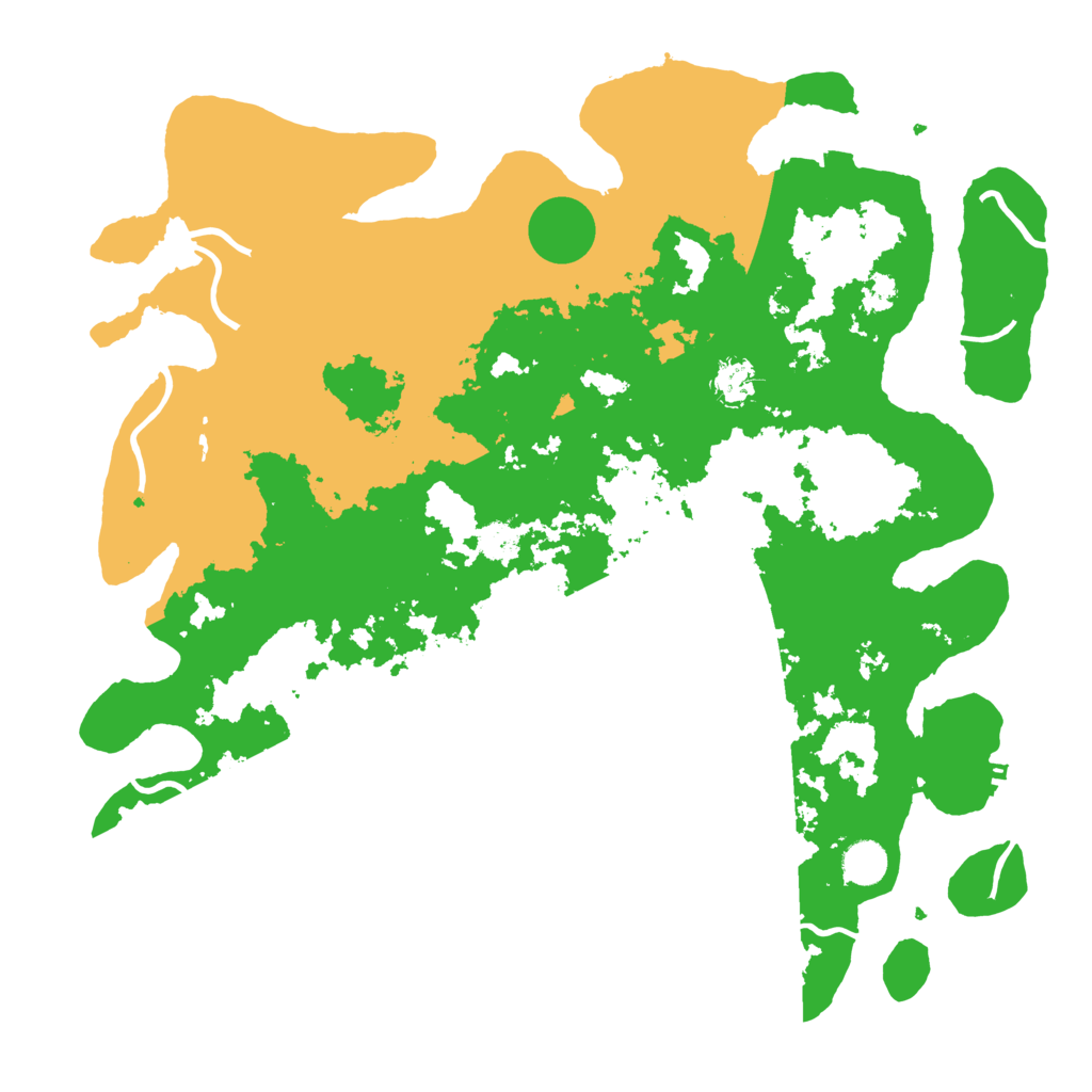 Biome Rust Map: Procedural Map, Size: 4300, Seed: 200620244