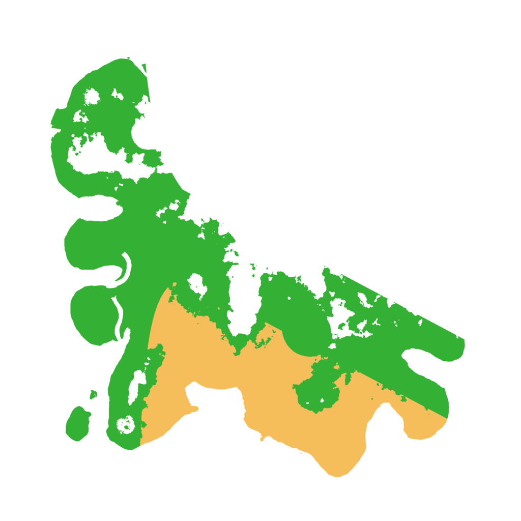 Biome Rust Map: Procedural Map, Size: 3000, Seed: 1827599746