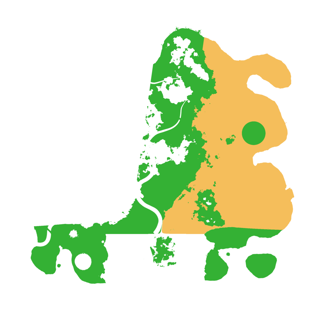 Biome Rust Map: Procedural Map, Size: 3500, Seed: 1224119646