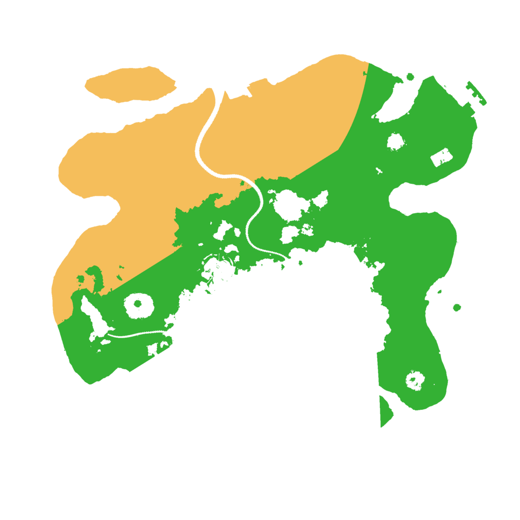 Biome Rust Map: Procedural Map, Size: 2800, Seed: 915047835