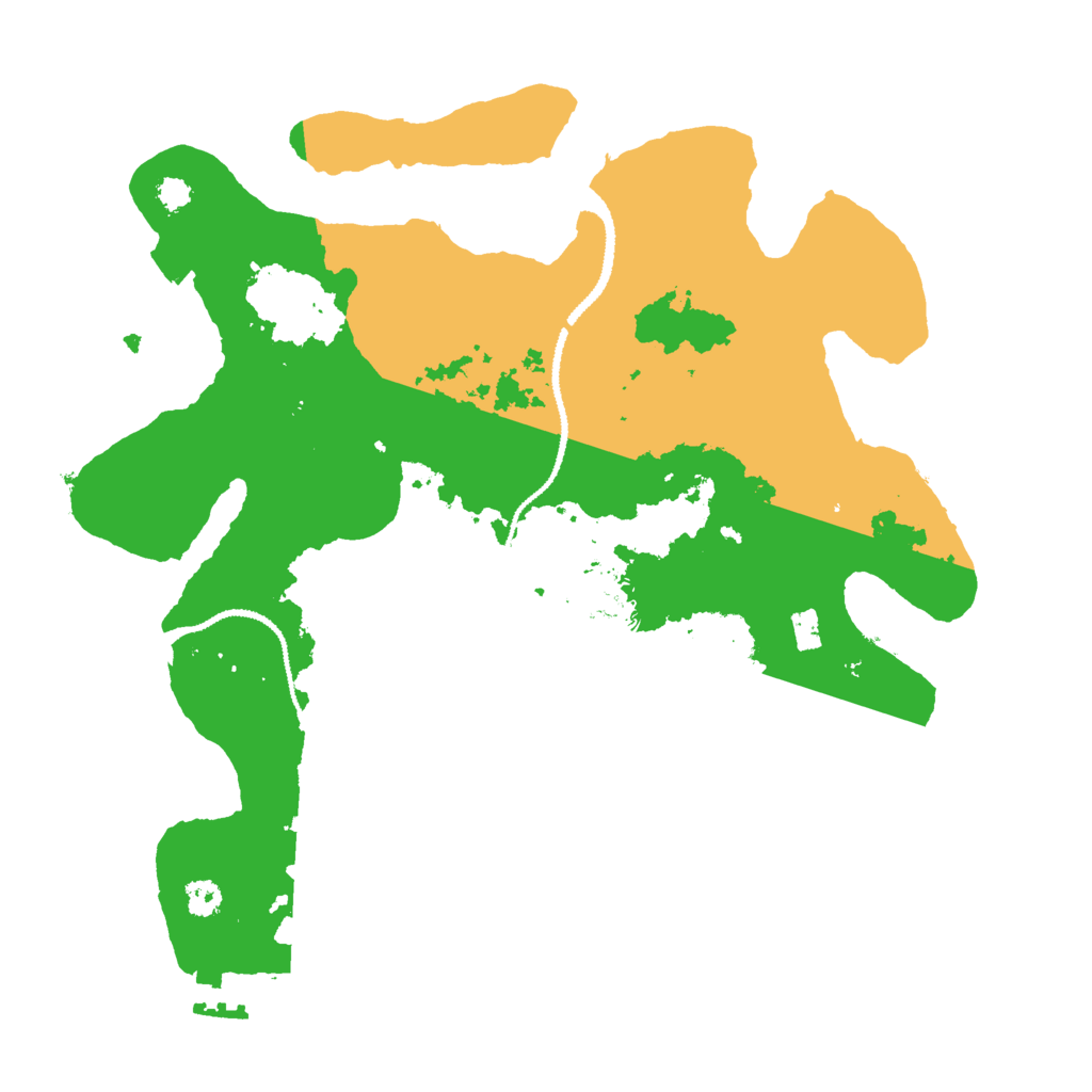 Biome Rust Map: Procedural Map, Size: 3000, Seed: 3681492