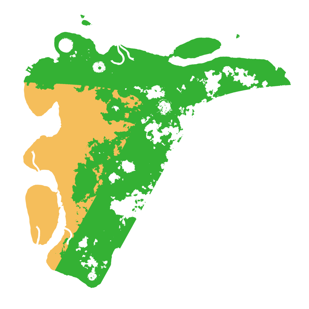 Biome Rust Map: Procedural Map, Size: 3900, Seed: 24483165