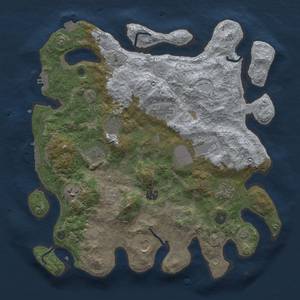 Thumbnail Rust Map: Procedural Map, Size: 3750, Seed: 20062024, 17 Monuments