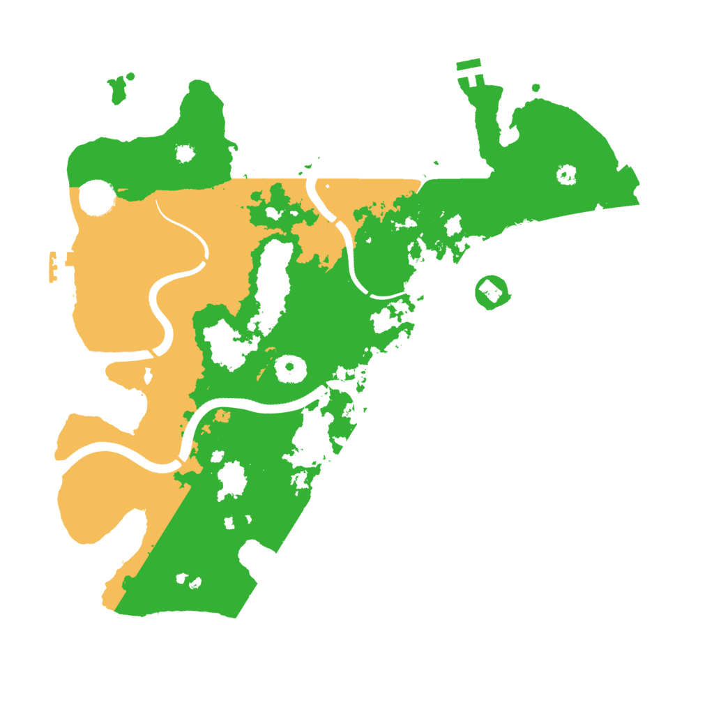 Biome Rust Map: Procedural Map, Size: 3500, Seed: 1468207691