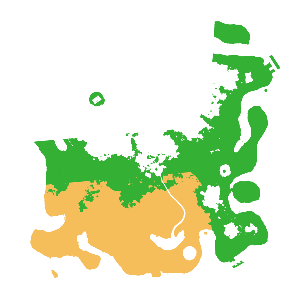 Biome Rust Map: Procedural Map, Size: 3750, Seed: 3191307